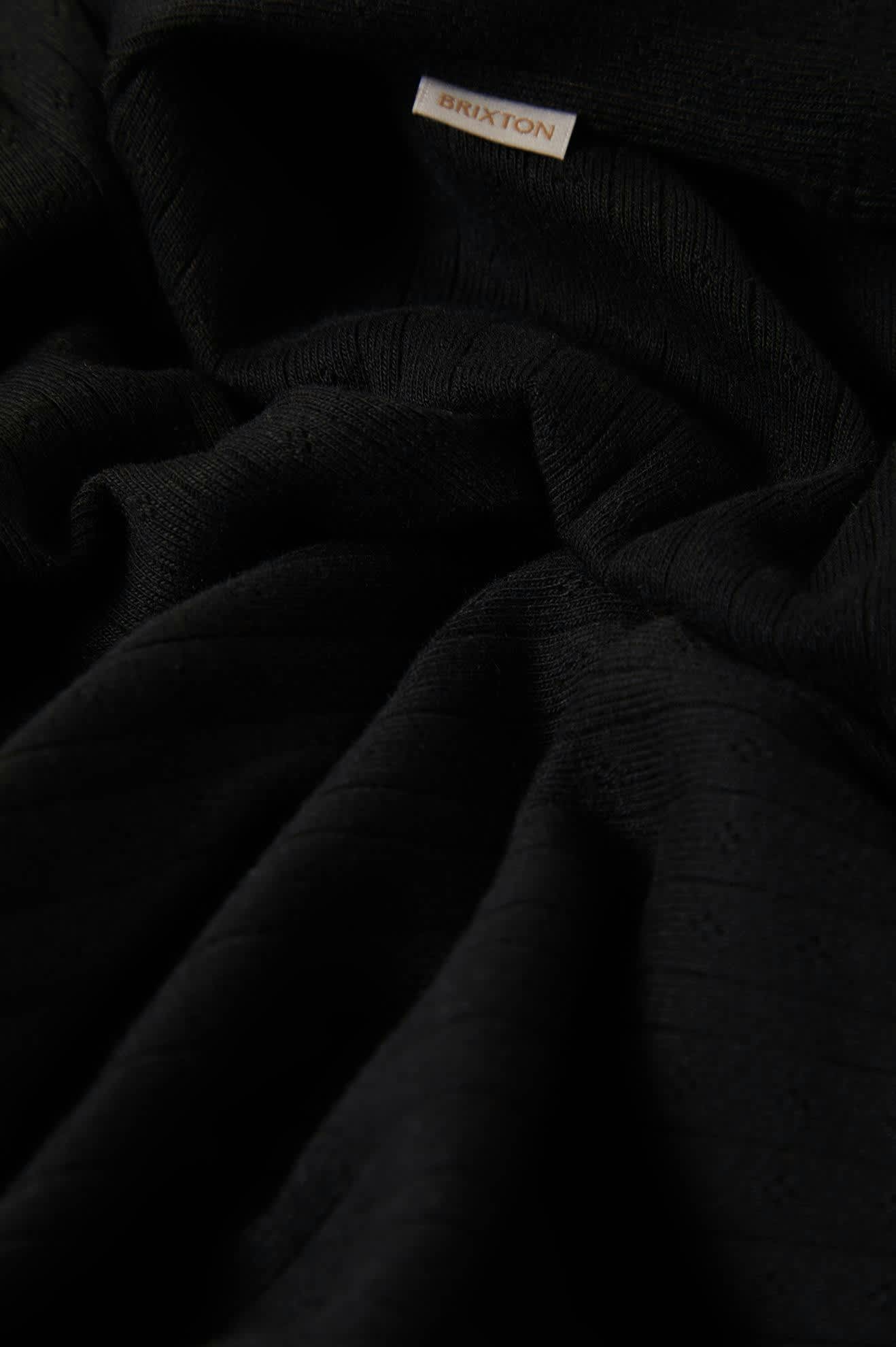 Pointelle Lounge Pant - Black - Image 9